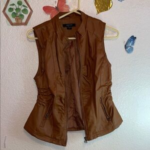 Paper Tee Brown Utility Vest